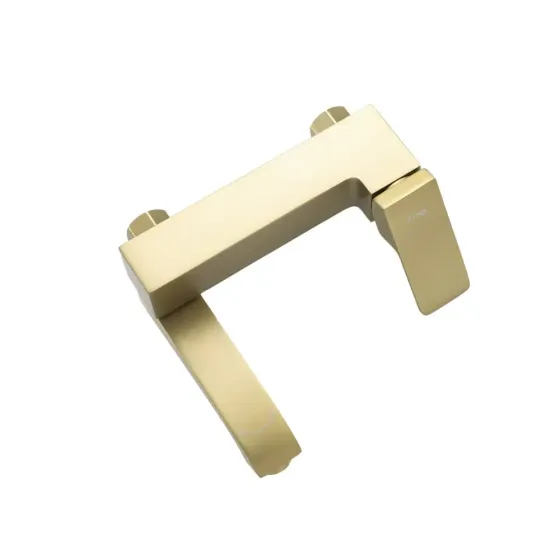 Змішувач для ванни FRAP F3276-3 з душовим гарнітуром, золотий сатин Київ