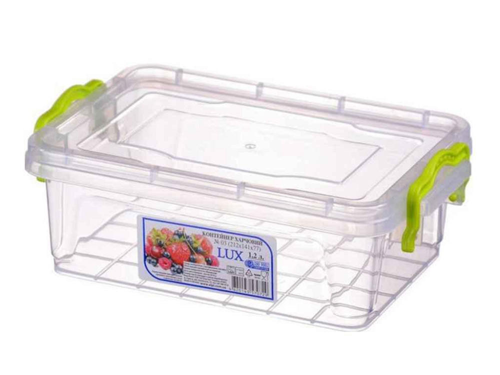 Контейнер 1,2л Lux №3 ТМ AL-PLASTIK   Solmir Киев - изображение 1