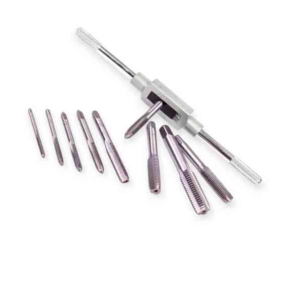 Набір плашок та мітчиків 20 шт кейс пласт. Мукачево