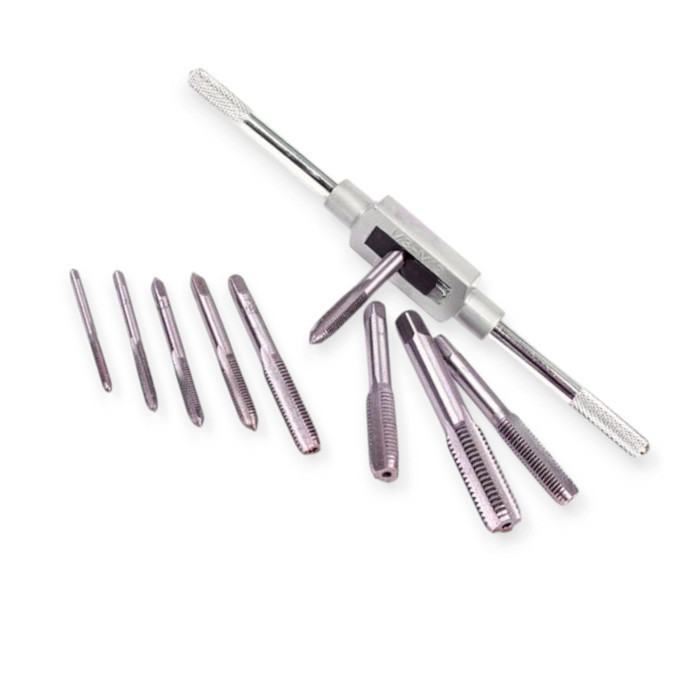 Набор плашек и метчиков 20 шт кейс пласт. Мукачево - изображение 3