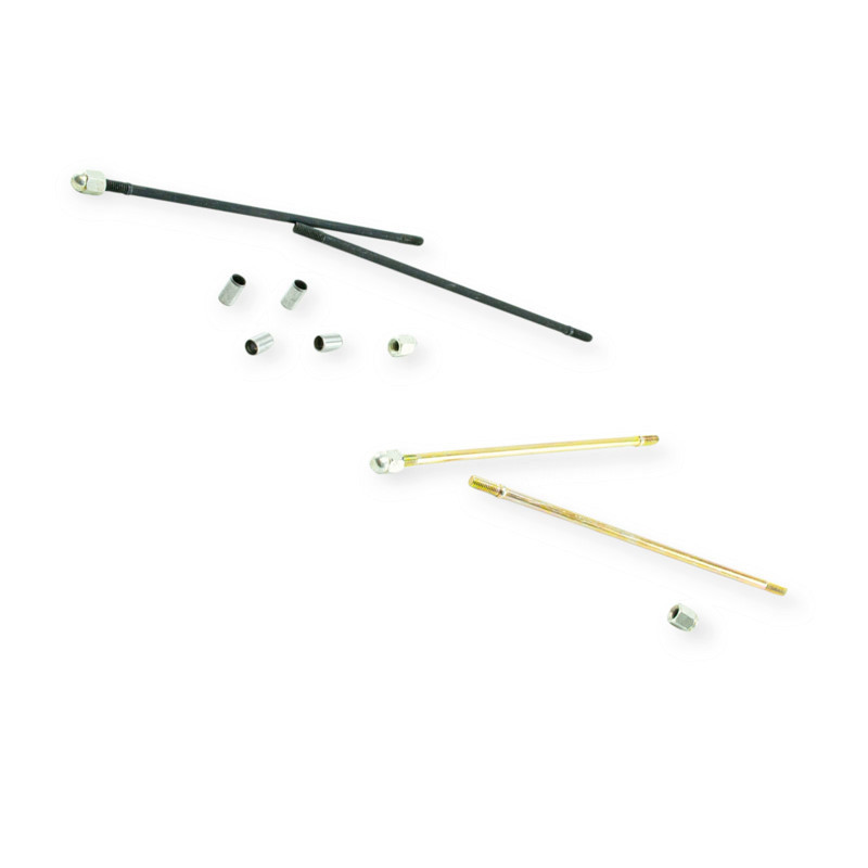 Шпильки мопед Дельта -70 4шт комплект (+гайки та напрямні) циліндра Мукачево - фото 1