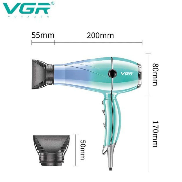 Удобный фен для домашнего использования VGR, Фен для укладки волос с функцией ионизации OJ-58 Львов - изображение 7