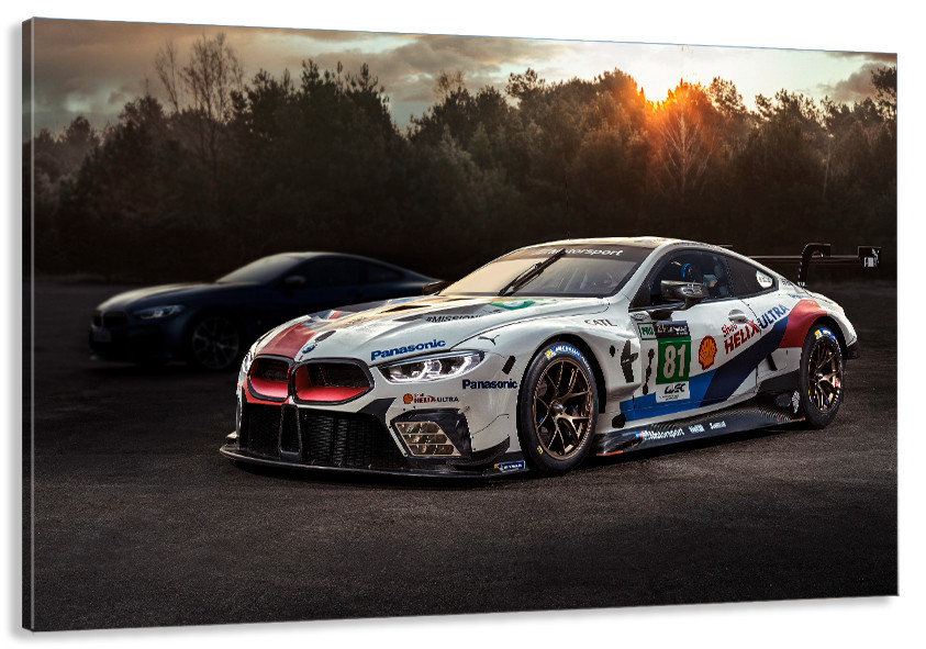 Картина холст у вітальню / спальню   Спорткар BMW    MLP_77 ( 60х30см ) Київ - фото 1