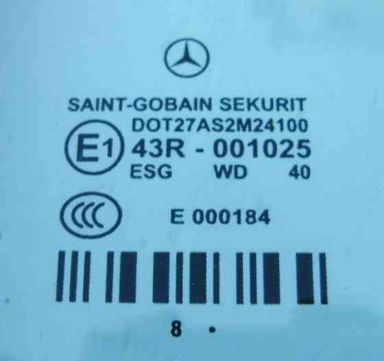 Mercedes-Benz  A2127300155 43R-001025 Глуха кватирка задніх лівих дверей E-Class W212 Одесса