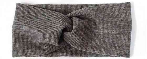 Повязка женская модная серая Киев