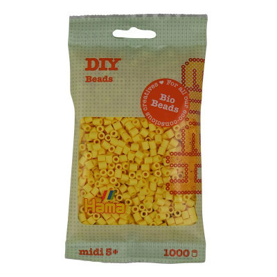 Набор для творчества Hama БИО светло-желтые бусины, 1000 шт термомозаика (HM-190-103) Винница - изображение 1