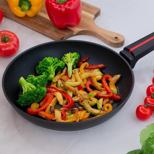 Сковорода гриль удобная Magio MG-1170 24см, Качественная сковорода для дома, Сковородки без масла NG-54 Львов - изображение 18