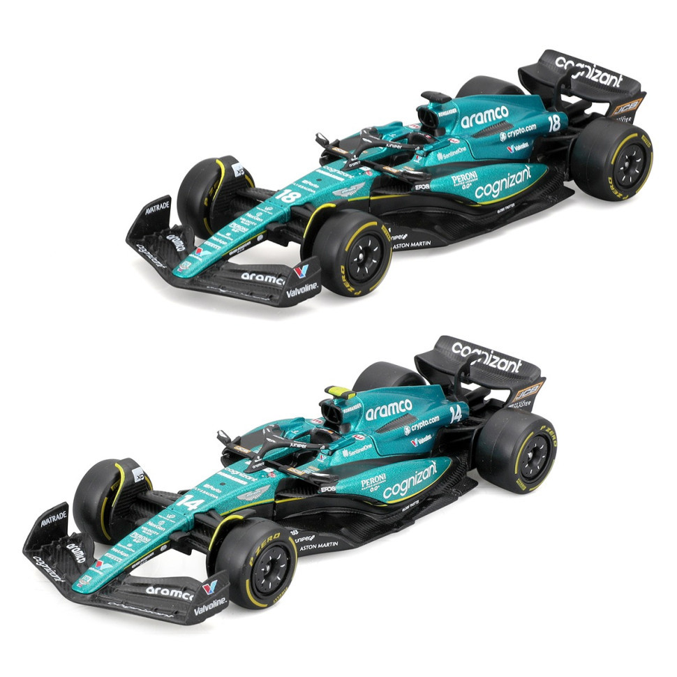 Колекційна автомодель "Aston Martin AMR23 (2023)" Bburago 18-38090, 1:43 масштаб Вінниця - фото 7