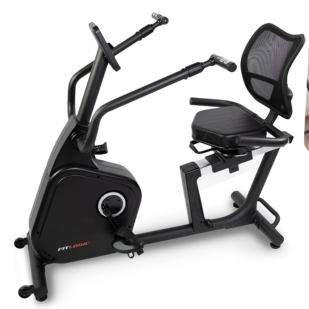 Велотренажер горизонтальный Fitlogic B1902R Київ - фото 2