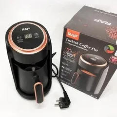 Электрическая турка для кофе RAF R-116 (9847) 300 мл, быстрый нагрев, антипригарное покрытие, удобная ручка Одесса