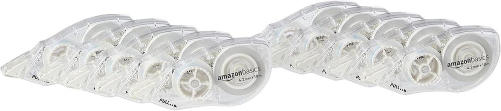 Корректирующая лента AmazonBasics EUAZTW10PK прозрачная 4.2 мм x 10 м уп.10 Киев - изображение 1