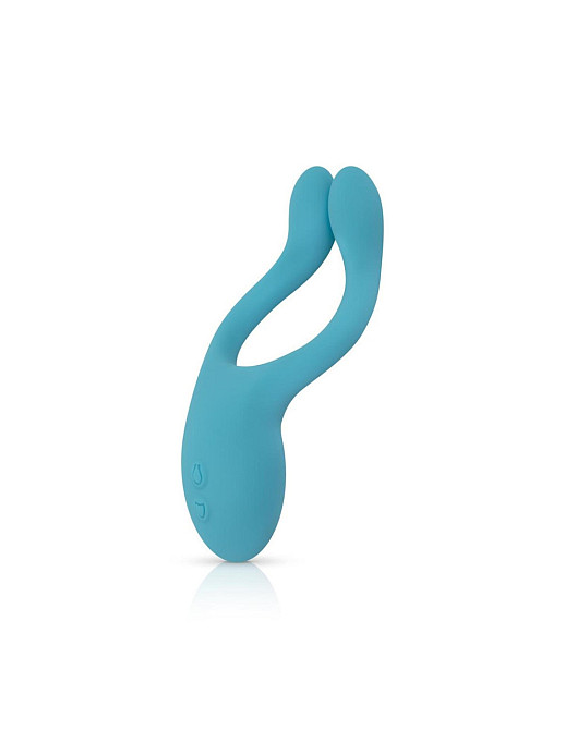 Эрекционное кольцо на пенис для пар Cala Azul с вибро, голубое Sex Aura Киев - изображение 2