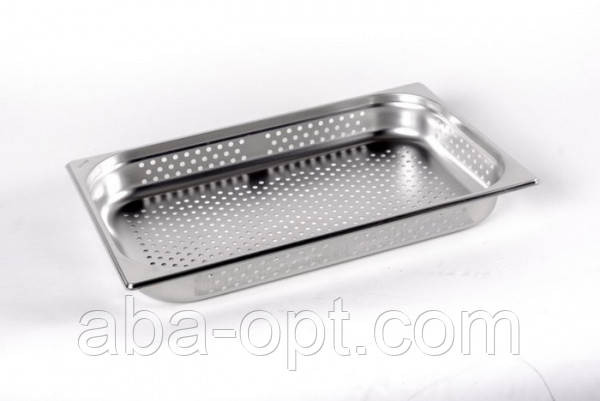 Гастроемкость GN 1/2 из нержавеющей стали перфорированная 32.5 х 26.5 х 6.5 см ( шт ).Aba-Opt Одесса - изображение 1