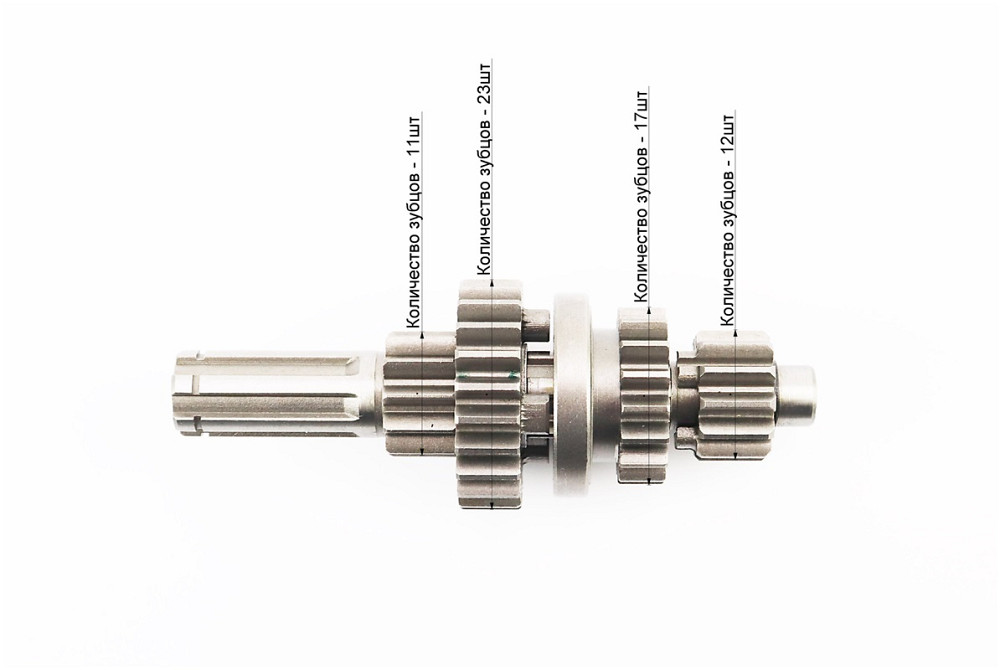Коробка передач "3+1" (два вали з шестернями) d-12мм під сепаратор (для квадроцикла 110cc із задньою передачею, без "язичка") Киев - изображение 5