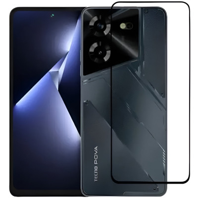 Скло захисне BeCover Tecno POVA 5 (LH7n) Black (710031) Вінниця - фото 2