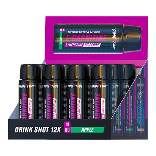 L-Карнитин Vansiton L-Карнитин drink shot box 12 шт по 80 мл Луцк - изображение 1