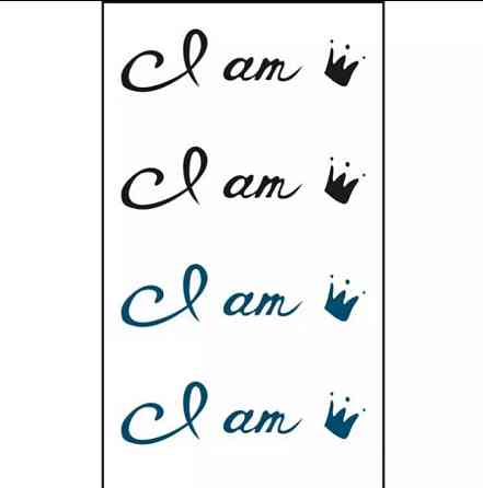 Перекладна татуювання на тіло "Написи і корони" - розмір стікера 10*6см Київ