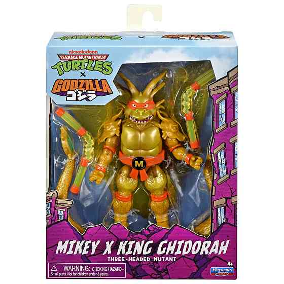Фігурка TMNT x Godzilla – Майкі в образі Короля Гідори Днепр