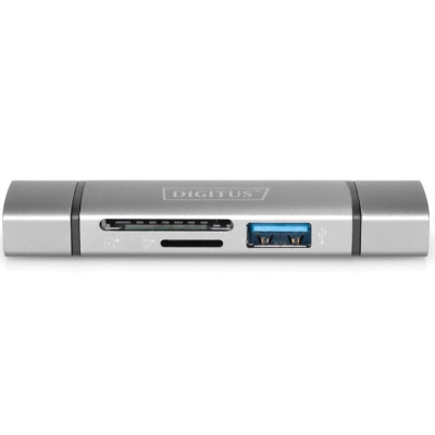 Зчитувач флеш-карт Digitus USB-C/USB 3.0 SD/MicroSD (DA-70886) Вінниця - фото 8