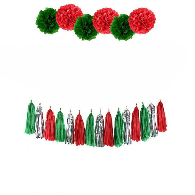 Набор новогодних гирлянд з шариками для дома one size разноцветный Киев - изображение 2