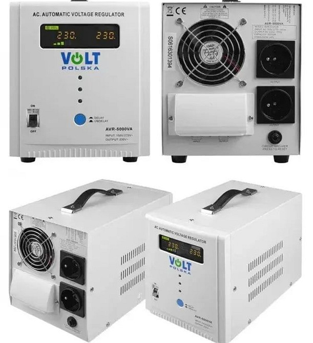 Стабилизатор напряжения Volt Polska AVR-5000VA Харьков - изображение 3