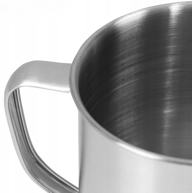 Туристична кружка з ручкою 500 мл Mil-Tec (14602000) Нержавіюча сталь Нововолинськ - фото 6