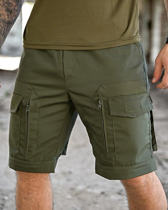 Тактичні штани шорти джогери MINISTERIUM олива ПП7807 Одеса - фото 9