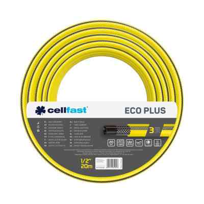 Шланг для поливу Cellfast ECO PLUS 1/2&quot;, 20м, 3 шари, до 20бар -10…+50°C (12-150) Вінниця