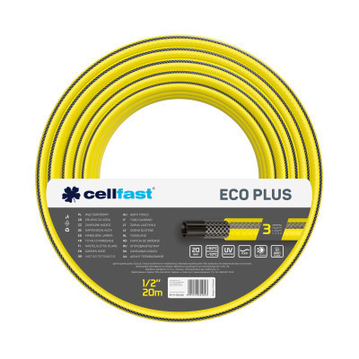 Шланг для поливу Cellfast ECO PLUS 1/2&quot;, 20м, 3 шари, до 20бар -10…+50°C (12-150) Вінниця - фото 1