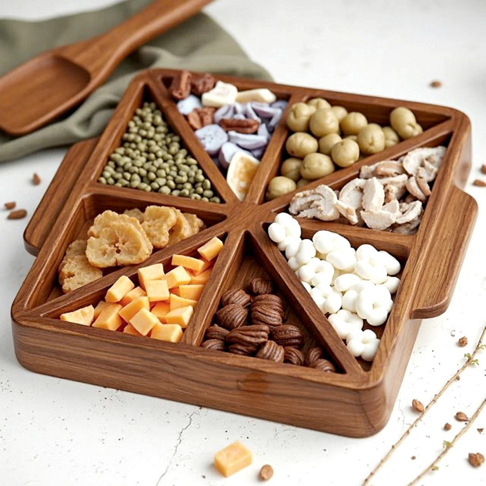 Менажниця дерев'яна "Чідорес" шафран Миколаїв - фото 1