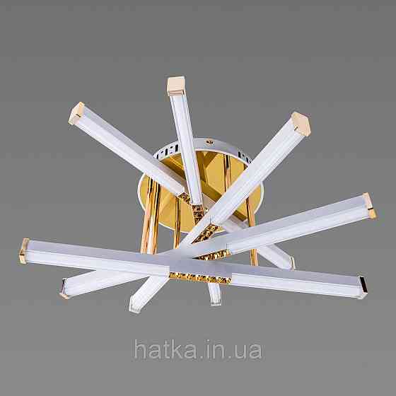 Люстра світлодіодна акрилова Sirius B YH839/5 WT+GD 65W Київ