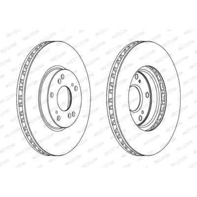 Тормозной диск FERODO DDF1775C Винница