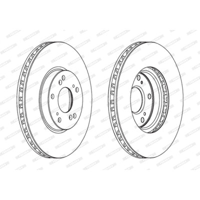 Тормозной диск FERODO DDF1775C Винница - изображение 1