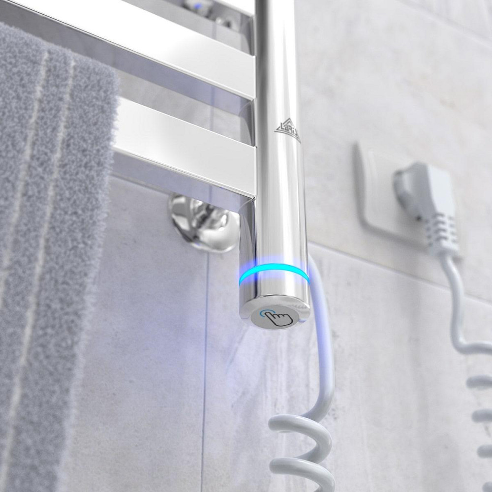 Электрический полотенцесушитель Laris Кватро П10 500Х800 Э правое подкл. Киев - изображение 5