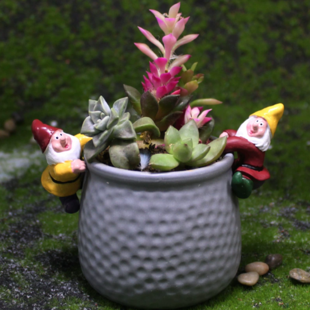 Гноми для вазону та акваріуму 2 шт 5 х 4.7 см Полістоун Одеса - фото 1