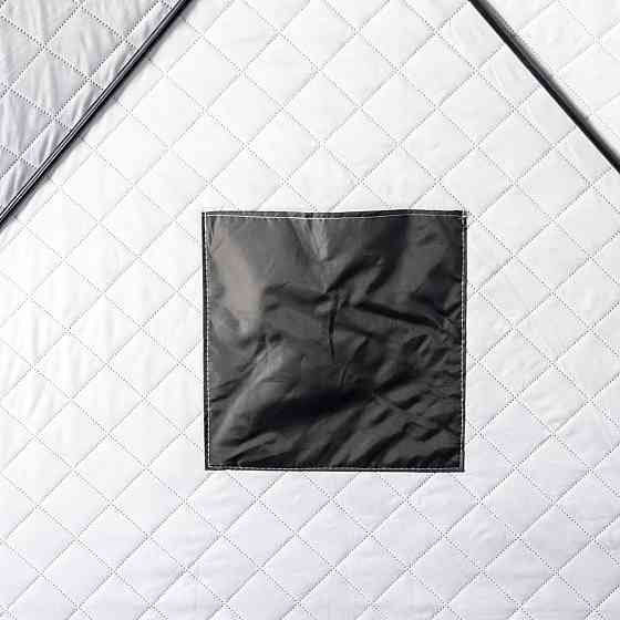 Намет зимовий утеплений "куб" 210х210х210 для рибалки туризму кемпінгу та подорожей Чорний LU-BD18B Коломия