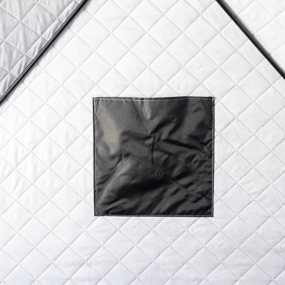 Намет зимовий утеплений "куб" 210х210х210 для рибалки туризму кемпінгу та подорожей Чорний LU-BD18B Коломия - фото 6