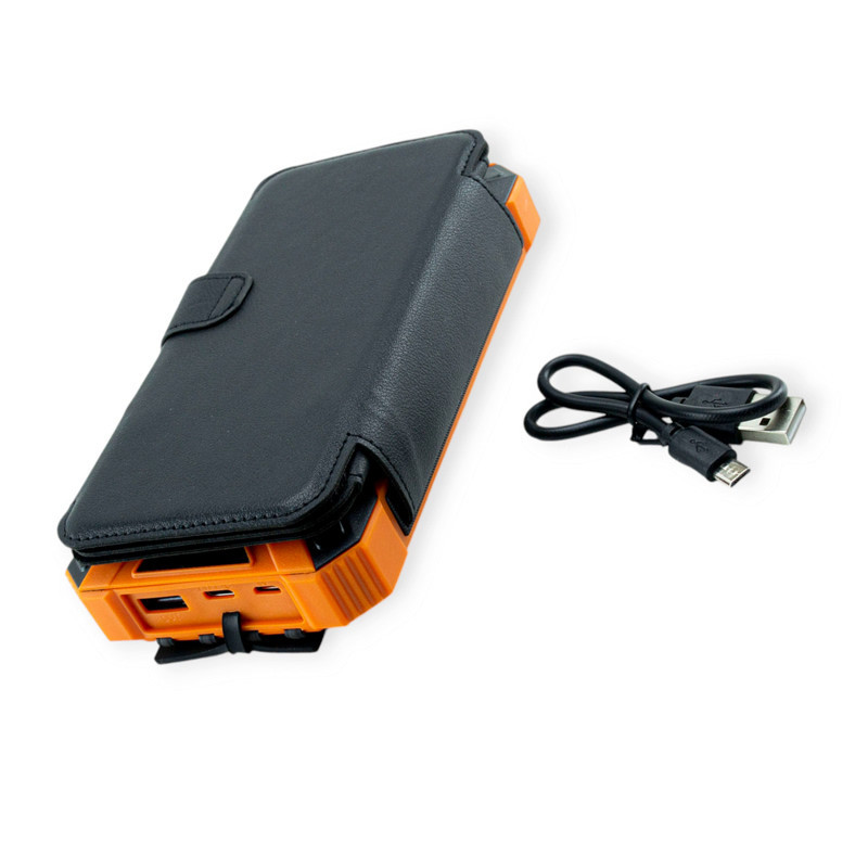 Повербанк 20000 mAh плюс 4 солнечные панели, 2 USB выход, заряд через MicroUSB. Type-C. Мукачево - изображение 3