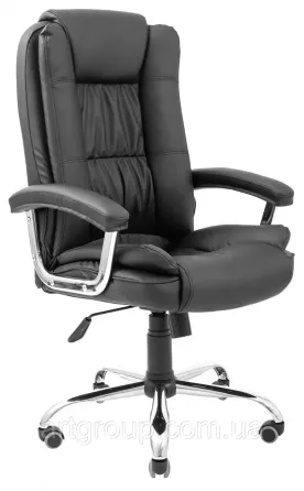 Офисное Кресло Руководителя Richman California Fly 2230 Хром М3 MultiBlock Черный Днепр