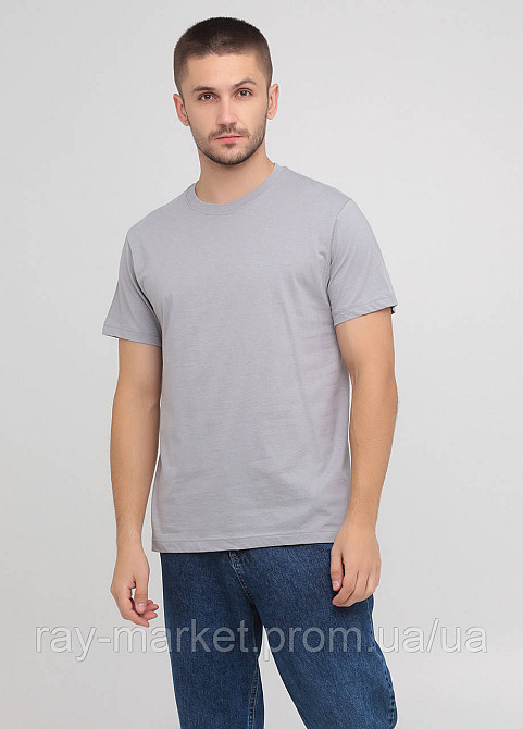 Футболка базова Stedman Classic-T Unisex чоловіча світло-сіра (ST2000-SGY) XXL Київ - фото 1