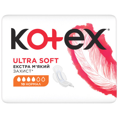 Гигиенические прокладки Kotex Ultra Soft Normal 10 шт. (5029053542669) Винница - изображение 2