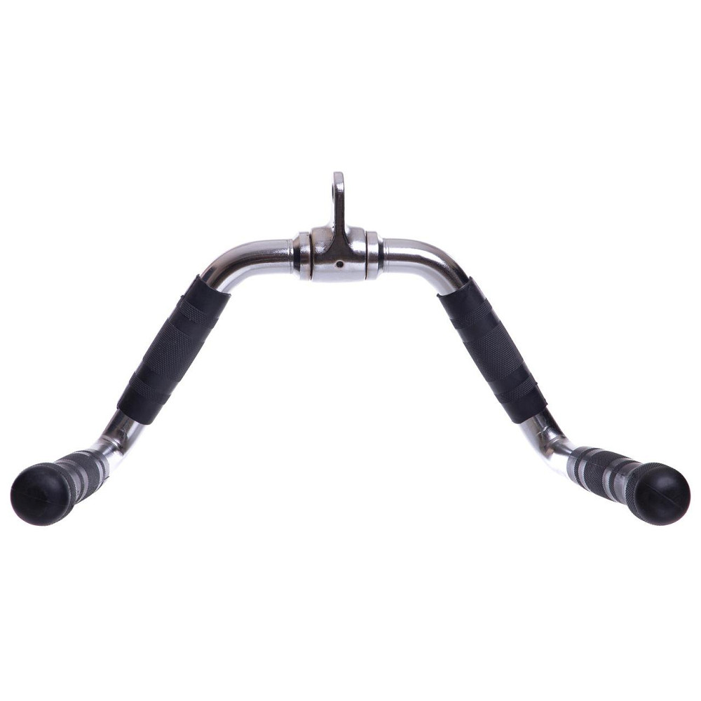 Рукоятка для тяги на трицепс и тяги к животу обрезиненная Zelart 2738 Киев - изображение 2