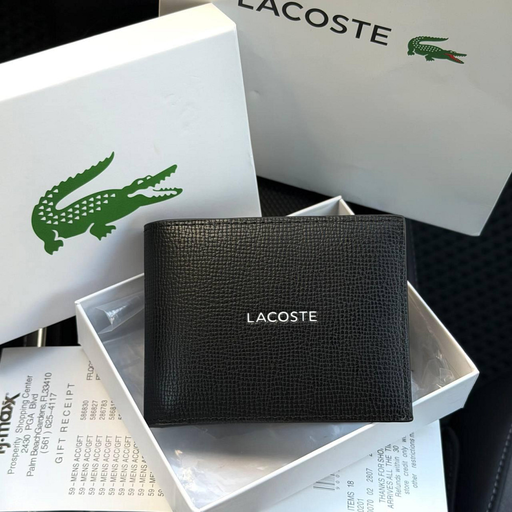 Чоловіче портмоне Lacoste в фірмовій упаковці (А8) Київ - фото 2