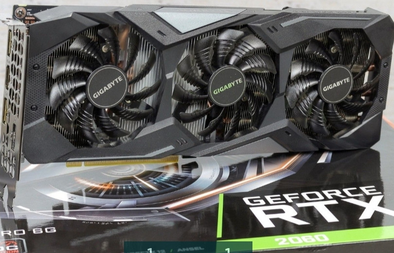 Видеокарта: RTX 2060 6Gb. OC Gigabyte . Киев - изображение 1