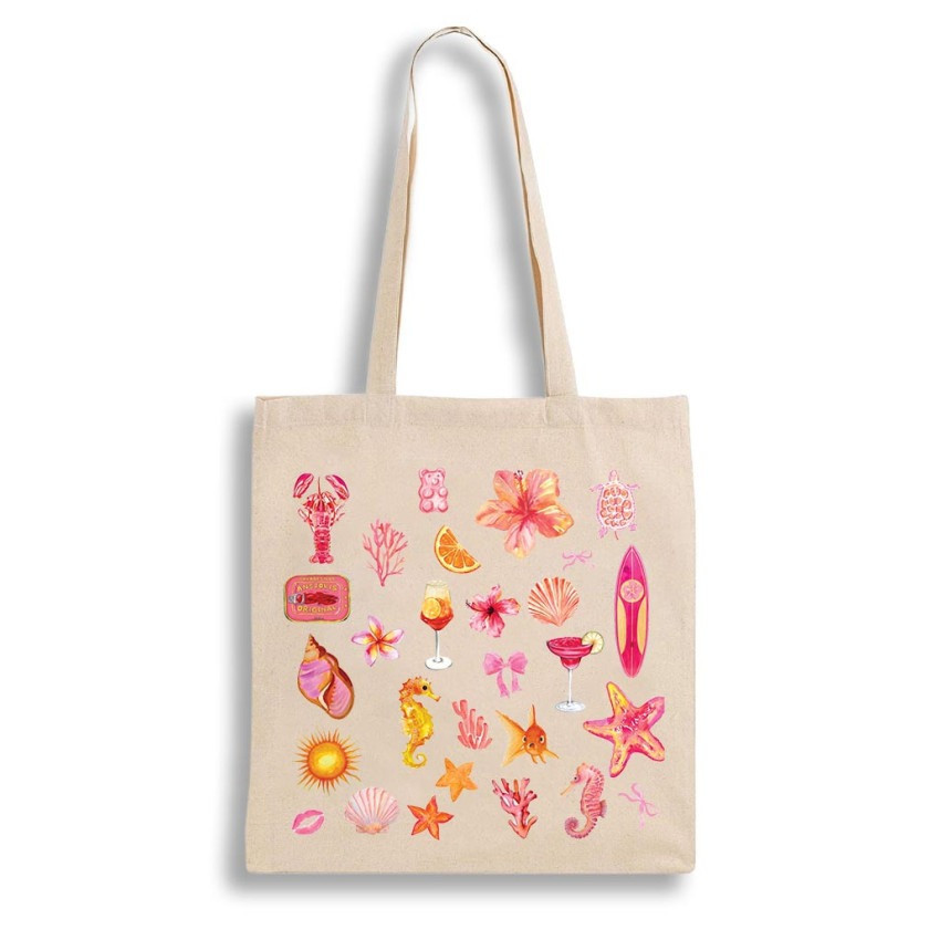 Екошопер BookOpt BK4104 Beach Vibes бежевий Київ - фото 2