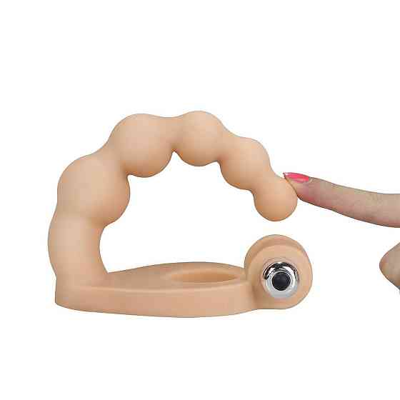 Насадка на член для двойного проникновенияThe Ultra Soft Bead 6.5 inch Sex Aura Киев