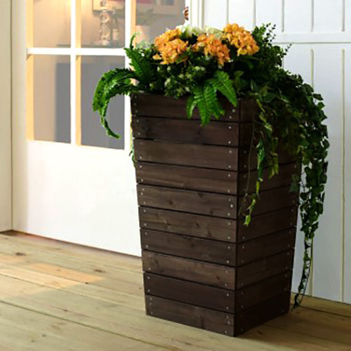 Кашпо садове "Акарі" мокко Миколаїв - фото 1