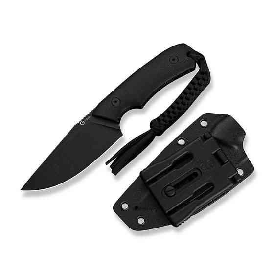 Ніж фіксований тактичний Civivi Gander, (9.2 см) 14C28N / Micarta чорний Київ