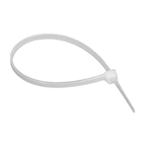 Хомут пластиковий 7,6*400 (8*400)мм універсальний білий 100шт/уп APRO Житомир - фото 1