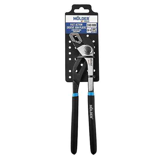 Кліщі Molder переставні сантехнічні Cr-V 240мм, макс.діаметр 35мм MT47224 Київ